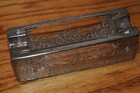 Vintage Silver Overlay And Cut Glass Playing Card Holder