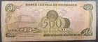  1979  Nicaragua 500 Cordobas P138 2   Serie E 4207049 
