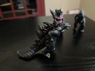Godzilla 2 5  Mini Diorama Figure Set Of 3 Heisei Toho Burning 