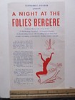 1945 A Night At Folies Bergere Flyer Boston Opera House Clifford C  Fischer