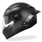 New Full Face Motorcycle Helmet Matte Black Dot Gdm Demon