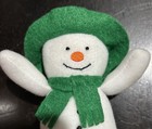 Eden The Snowman Stuffed Plush Raymond Briggs Green Hat Scarf Mini Small