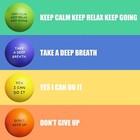 Pelotas Antiestr  s Motivacionales  paquete De 4  Para Ni  os Y Adultos