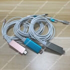 Phone To Hdmi Hdtv Av Tv Adapter 1080p Digital Cable For Iphone 12 11 x 8 7 Ipad