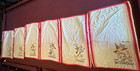 True Vintage Lot 6 Hand Embroidered Kitchen Towels Flour Sack 6 Days Of The Week