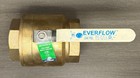 Everflow 4in Brass Full Port Ball Valve 600 Wog Lead Free New