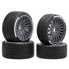 Rubber Tire   Rim 2 9  107 53 101 43 17mm Hex For Arrma 1 7 Felony Fsr Model Gt