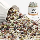 3 Lbs Pebbles For Indoor Plants  3 8 Inch Pea Gravel For Fish Tank  Polished    
