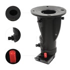 5th Gooseneck Adapter Adjustable Wheel Adapter For Camper rv trailer Kingpin Box