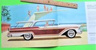 1957 Mercury All  hardtop  Station Wagon Dlx 12-pg Color Catalog Brochure Xlnt 