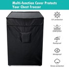 25lx23wx34h Chest Freezer Cover  Waterproof Compact For 3 5 Cubic Feet