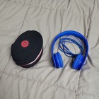 Beats By Dr  Dre Solo2 Wired On-ear Headphones Blue W  Cord   Case Tested Works