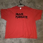 Iron Maiden 2 Official Gildan Heavy Cotton 1 Red   1 Black T-shirts Size 3xl