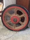 1920 s Industrial Wood Foundry Wheel Pattern Sand Casting Mold 29 5  