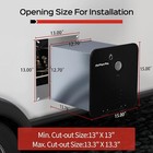 42000btu Rv Tankless Water Heater Propane With 15x15 In Black Door For All Rvs