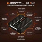 Match Up 8dsp 8-ch Plug   Play Upgrade Amplifier 9-ch 64 Bit Dsp Universal New