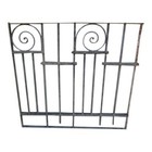Antique Victorian Iron Gate Window Garden Fence Architectural Salvage Door  058