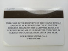Casino Royale Las Vegas Nv Players Club Slot Card 2000s Green