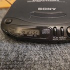 Vtg Sony Discman D-141 Portable Cd Player Black Mega Bass Avls W  Ac Adapter
