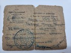 Vintage Set Documents  Certificate Injury Birth Certificate Pension Certificate