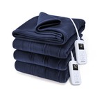Sunbeam Royal Ultra Fleece Heated Electric Blanket King Size  90  X -  Indigo