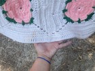 55x75 In Vintage Rose Afghan Blanket 
