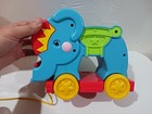 Fisher Price Giraffe Elephant Musical 12 Peek A Boo Blocks Sensory Tested 