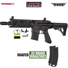 Maddog Tippmann Tmc Magfed Protective Hpa Paintball Gun Starter Package -black