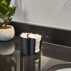 Modern Q-tip And Cotton Pad Organizer   Bathroom Vanity Storage   Minimalist