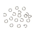 1000pcs Stainless Steel Open Jump Rings 6mm Round 0 8mm Thick Tiny Connector    