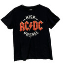 Black Ac   Dc Rock Band Graphic T Shirt Medium