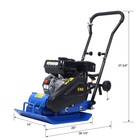 212cc 6 5hp 5600vpm Gas Vibration Compaction Force 20 X 14 Inch Plate Compactor
