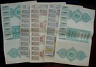 9 X Kingdom Of Roumania  Bonds To Bearer 100    1922   1929 Uncanc   Coupons