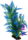 Aquarium Decor Fish Tank Decoration Ornament Artificial Plastic Plant Green b   