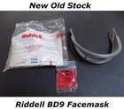 Riddell Bd-9 Kra-lite 2-bar Facemask Football Helmet Original Vintage 1970 s