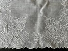 Antique  Lace - Circa 1900   s handmade Appenzell Whitework Handkerchief