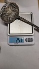 Sterling Dutch Handcrafted Very Large Silver Sifting Spoon By Hooijkaas