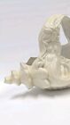 Vintage White Conch Shell Mermaid Planter Ceramic Hand Painted Signed B Gibson 