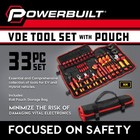 Powerbuilt 33 Piece Vde Tool Set With Pouch - 642938