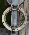 Vintage Wilcox Crittenden Brass Porthole Size 9 Heavy Marine Portlight W glass