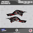 Graphics Kit For Honda Trx400ex Trx 400ex  2008-2016  16 Mil Rebel Series - Red
