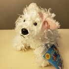 Ganz Webkinz Lil Kinz White Terrier Dog Hs106 Plush Stuffed Animal Sealed Code