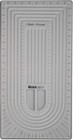 Bead Board  Grey Flocked  5 U-shape And 6 Straight Channels  10 X 20 5 Inches   