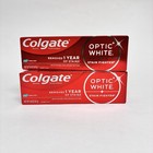 2x Colgate Optic White Stain Fighter Toothpaste Fresh Mint Gel  3 8oz Ea X10 27 