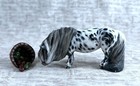 Custom Model Horse Breyer Stablemate  Custom Resin Pony And Apple Basket