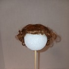 Vintage Monique Mt Collection Doll Wig Red Curls Pulled Back Size 5 -6  New 