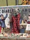 Antique C  1910 The Devil Amuses Himself Magic Sign Wizard French Game Satan