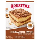  6 Pack  Krusteaz Cinnamon Swirl Crumb Cake And Muffin Mix  21 Oz Box