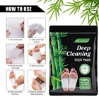 10-100pcs Foot Detox Pads Cleansing Patch Pain Relief Herbal Ginger Adhesive