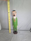 Antique Hand Carved Man In Suit  A 17